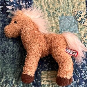Vintage Douglas the Cuddle Toy Stuffed Horse- EUC, approx. 8” long, 6” high